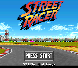 Street Racer (Japan) Title Screen